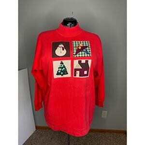 Ugly Christmas long sleeve tshirt snowman tree star